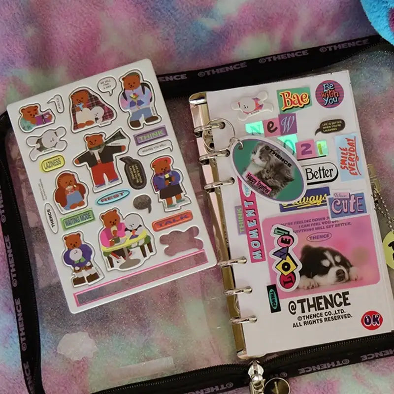 THENCE - PVC Foam Sticker Ver.1 Teddy Bear - THENCE - Accessories, Stationery - Harumio