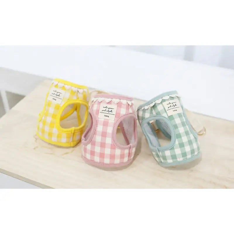 ITSDOG - Pet Heart Checked Harness - ITSDOG - Pet Accesories - Harumio