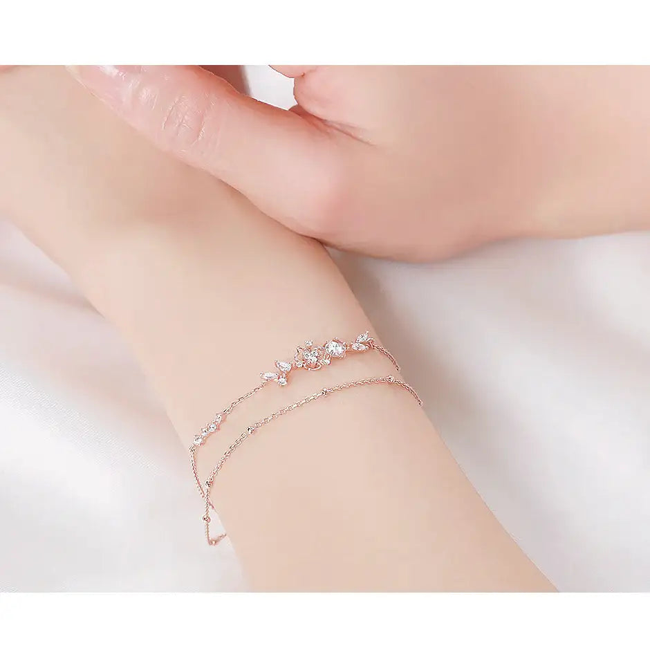 CLUE - Little Star Twinkling Silver Bracelet - CLUE - Jewelry - Harumio