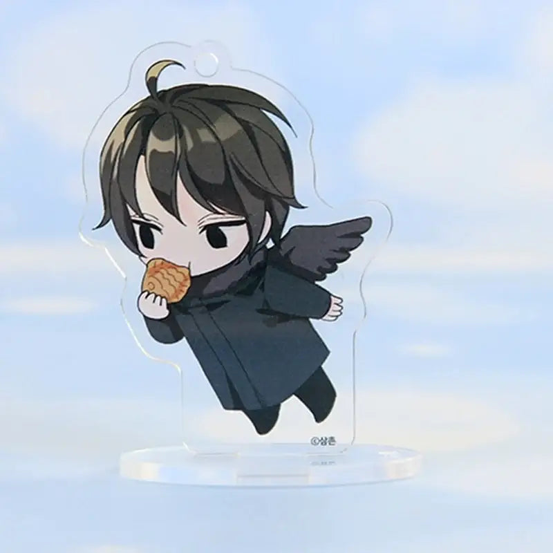 I Don't Want This Kind Of Hero - Flight Crew Acrylic Stand Charm - Webtoon Shop - Acrylic Charms - Harumio