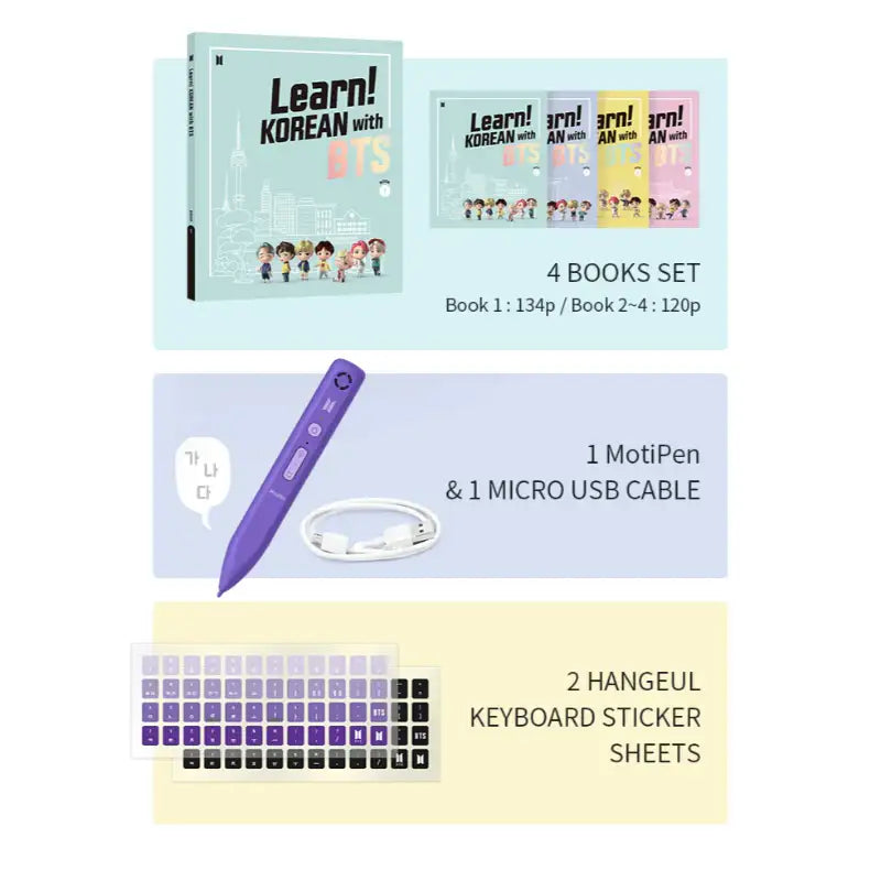 BTS - Learn! KOREAN with BTS Global Edition (New Package) - BTS - Books - Harumio