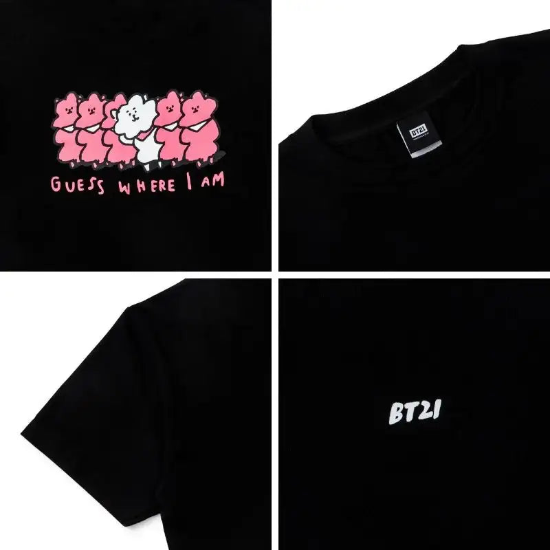 BT21 - Music Short Sleeve T-Shirt - BT21 - T-Shirt - Harumio