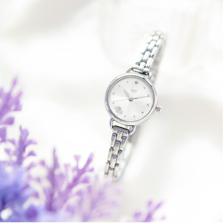 OST - Hydrangea Silver Metal Watch