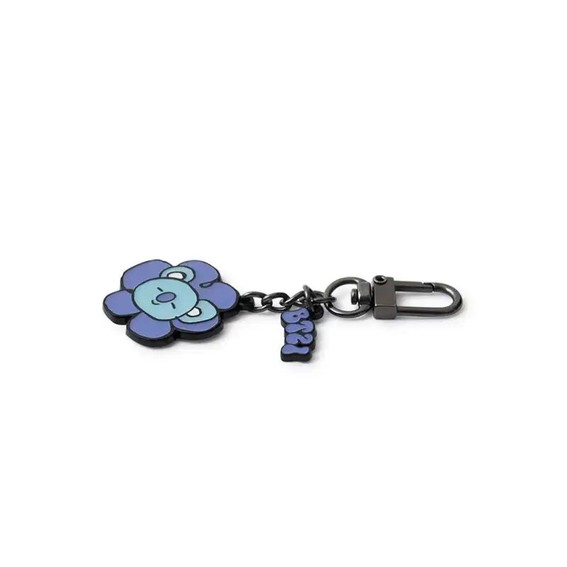 BT21 - Flower Metal Keyring - Koya - LINE FRIENDS - Keyring - Harumio