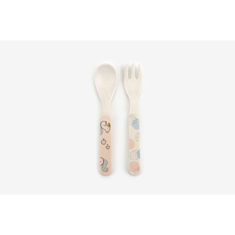 Dailylike x 10x10 - Bamboo Kids Spoon & Fork