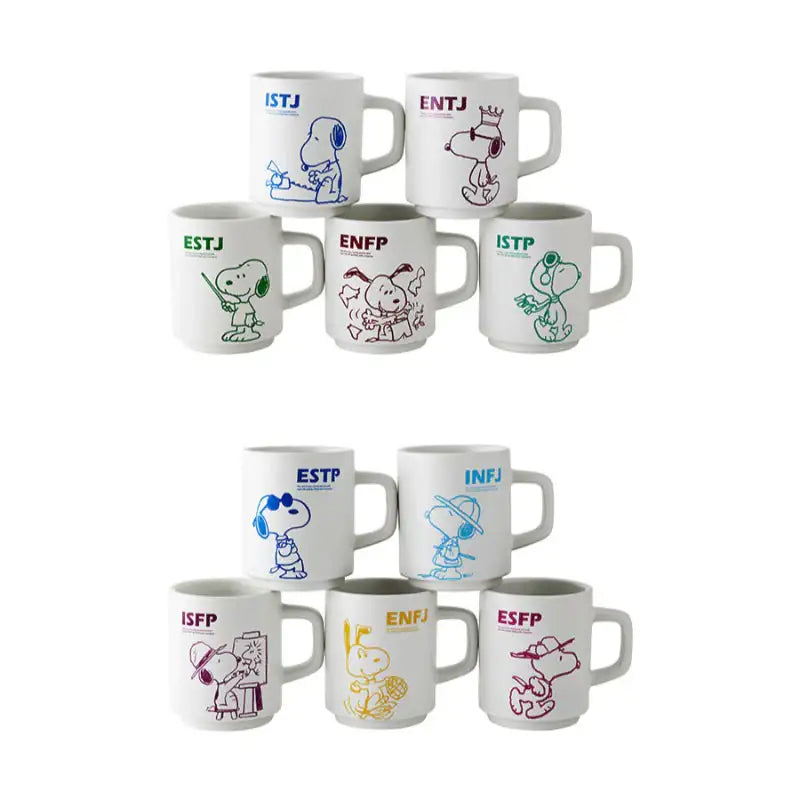 Bo Friends x Peanuts - Snoopy MBTI Mug - Bo Friends - Mugs - Harumio