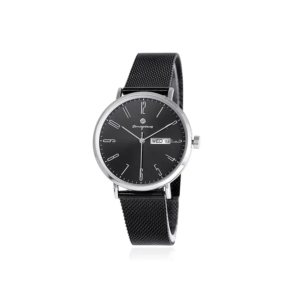 OST - Only Date Change Men's Black Mesh Watch - OST - Watch - Harumio