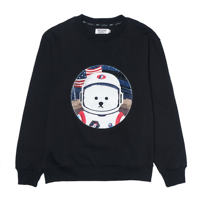Beyond Closet - 2020 Winter Apollo Collection Classic Logo Patch Sweatshirts