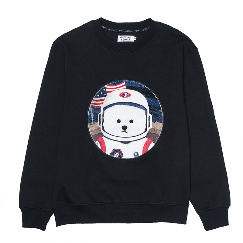 Beyond Closet - 2020 Winter Apollo Collection Classic Logo Patch Sweatshirts