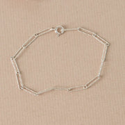 CLUE - Basic Clip Chain Silver Bracelet - CLUE - Jewelry - Harumio