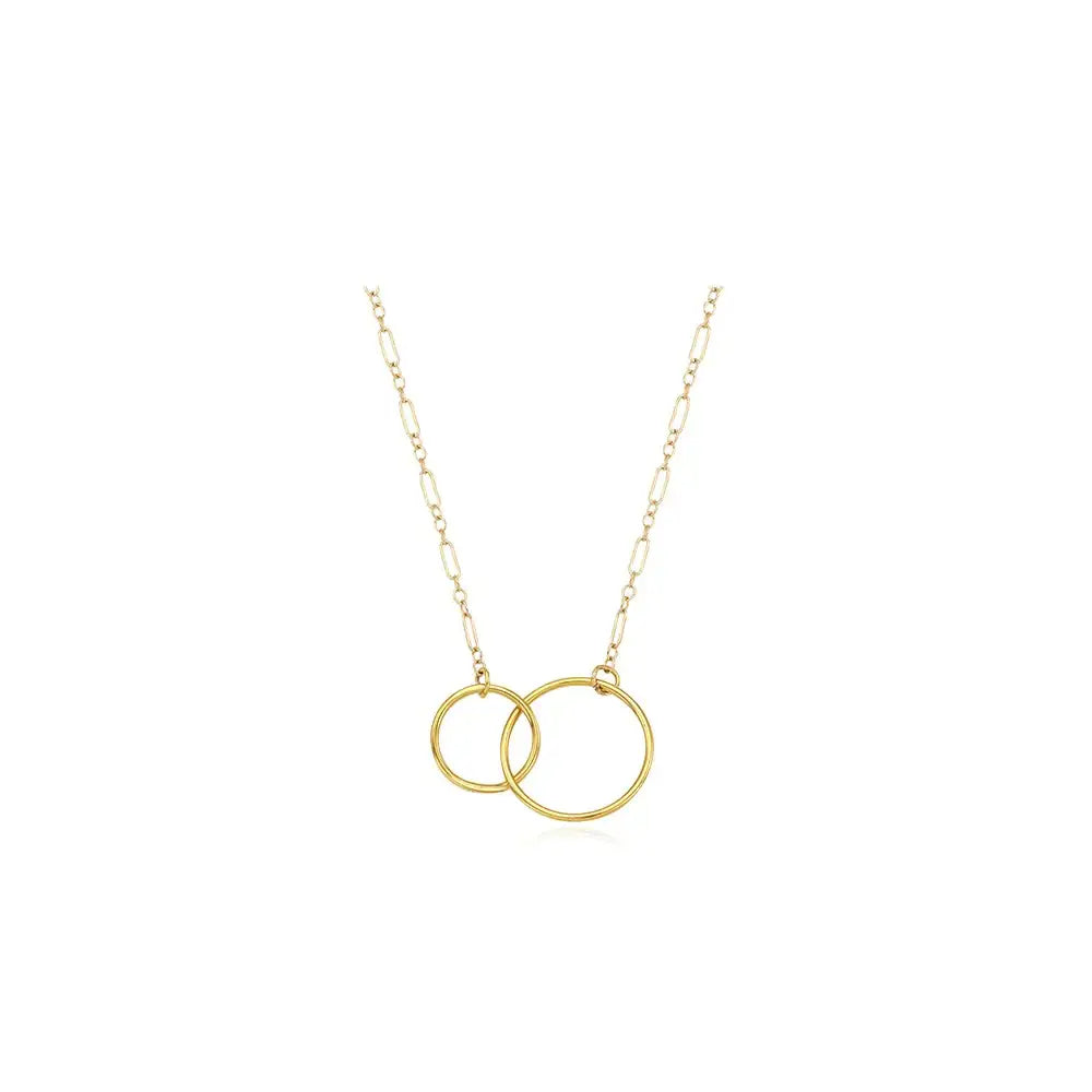 CLUE - 14K Gold Filled Bright Wish Simple Line Necklace - CLUE - Jewelry - Harumio