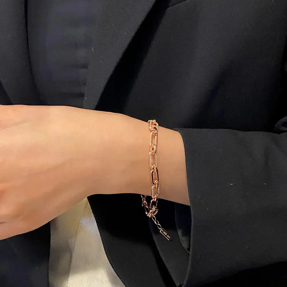 OST - Link Chain Rose Gold Bracelet - OST - Jewelry - Harumio