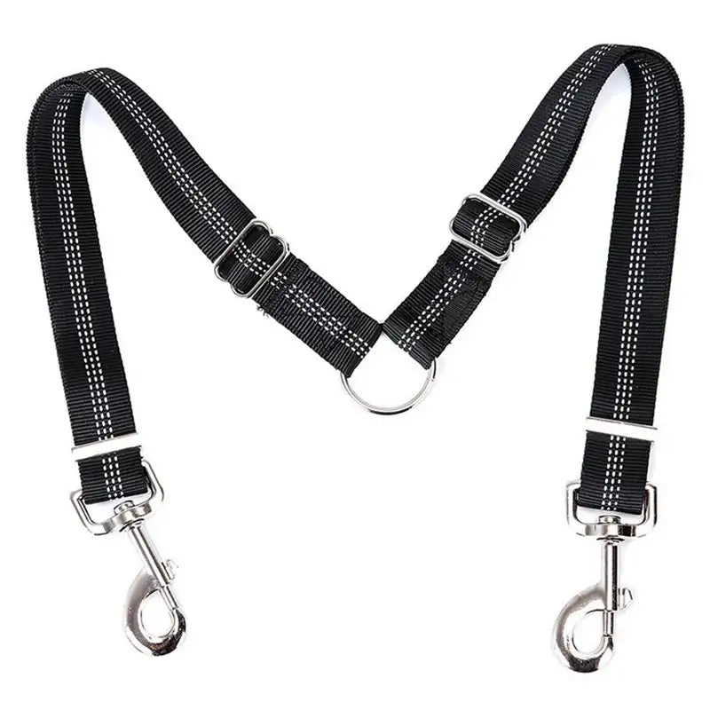 Yog!ssw - Dog Two-Pronged Multi-Lead Cord - Jungle Monster - Pet - Harumio