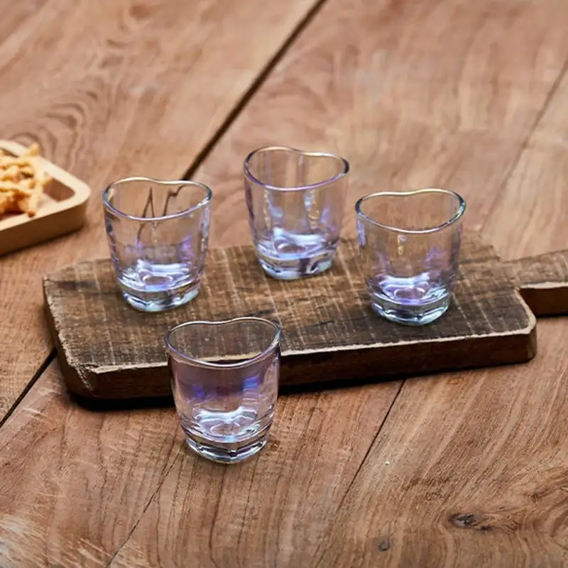 Korean ON Rainbow - Heart Soju Glass Set - Modern House - Tableware - Harumio