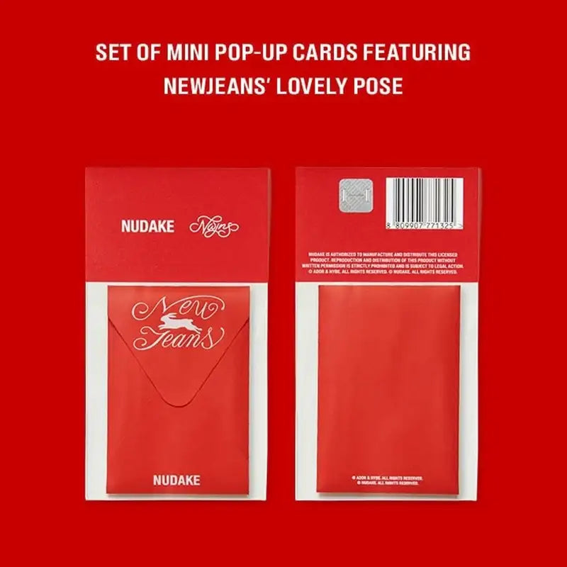 NewJeans - NU+JEANS - Mini Pop-Up Card Set - NewJeans - Cards - Harumio