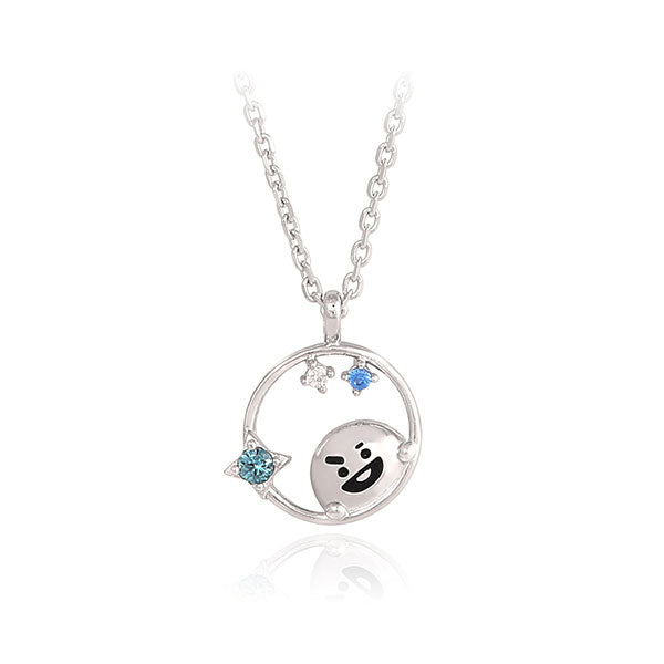 BT21 x OST - Silver Necklace Ver. 2 - Shooky - BT21 - Necklace - Harumio