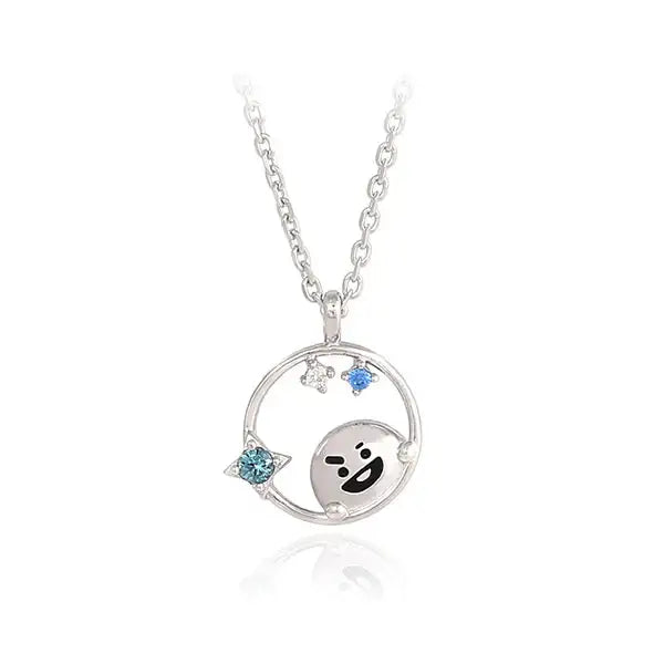 BT21 x OST - Silver Necklace Ver. 2 - Shooky - BT21 - Necklace - Harumio
