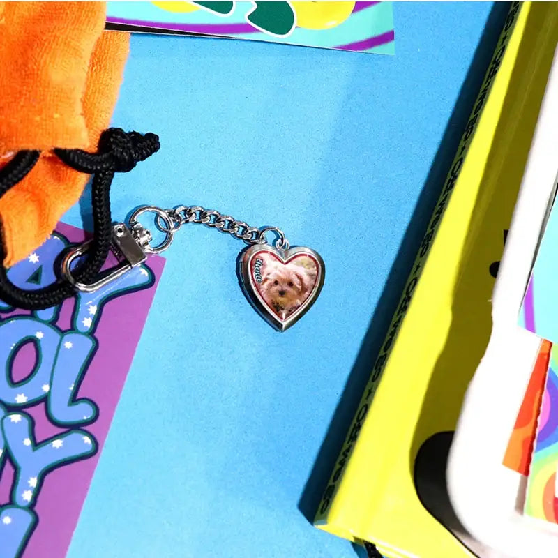 THENCE - Heart Frame Key Holder Puppy - THENCE - Keyring - Harumio