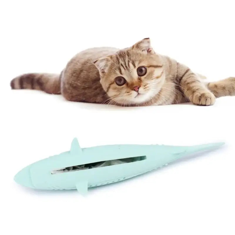 Yog!ssw - Cat Tartar Removal Saury Toy - Jungle Monster - Pet - Harumio