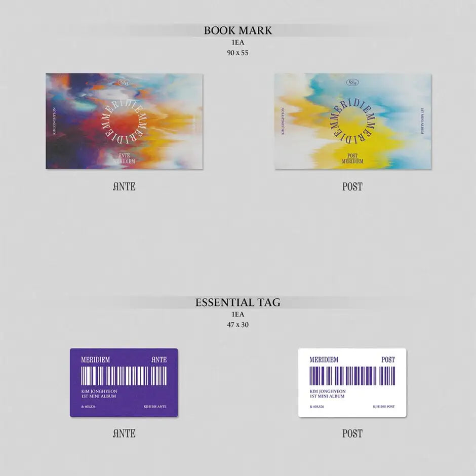 Kim Jong-hyun NUEST - Meridiem : 1st Mini Album (Set) - Kim Jong-hyun - Album - Harumio