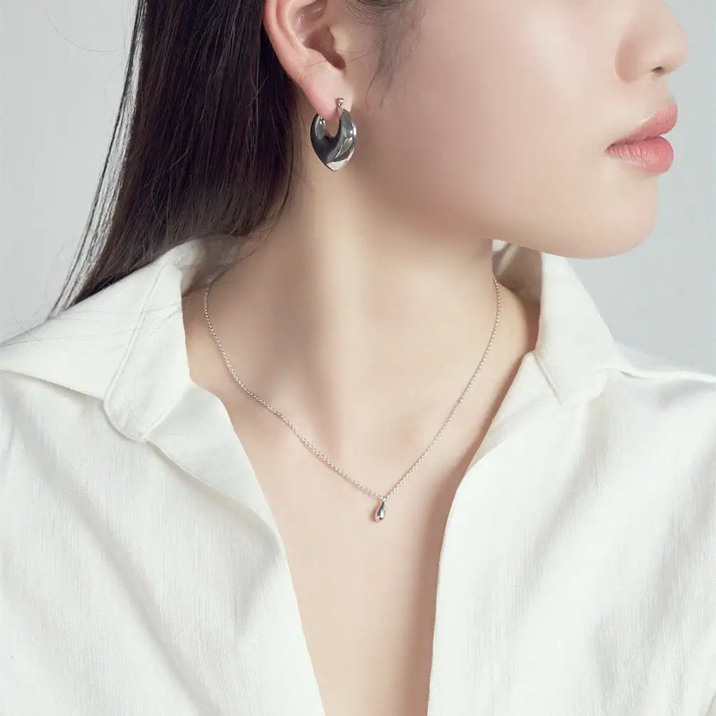 OST - Unique Allure Metal Earring - OST - Jewelry - Harumio