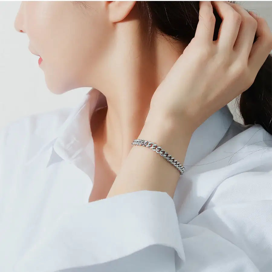 CLUE - Chain Decoration Surgical Steel Bracelet - CLUE - Jewelry - Harumio
