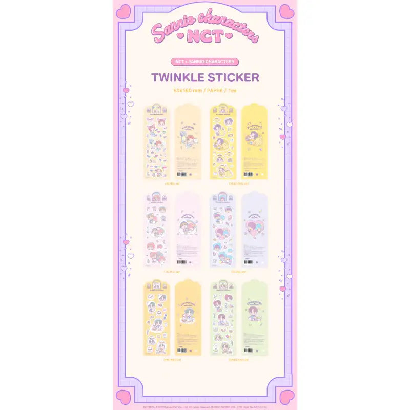 NCT x Sanrio - Twinkle Sticker - Sanrio - Decorative Stickers - Harumio