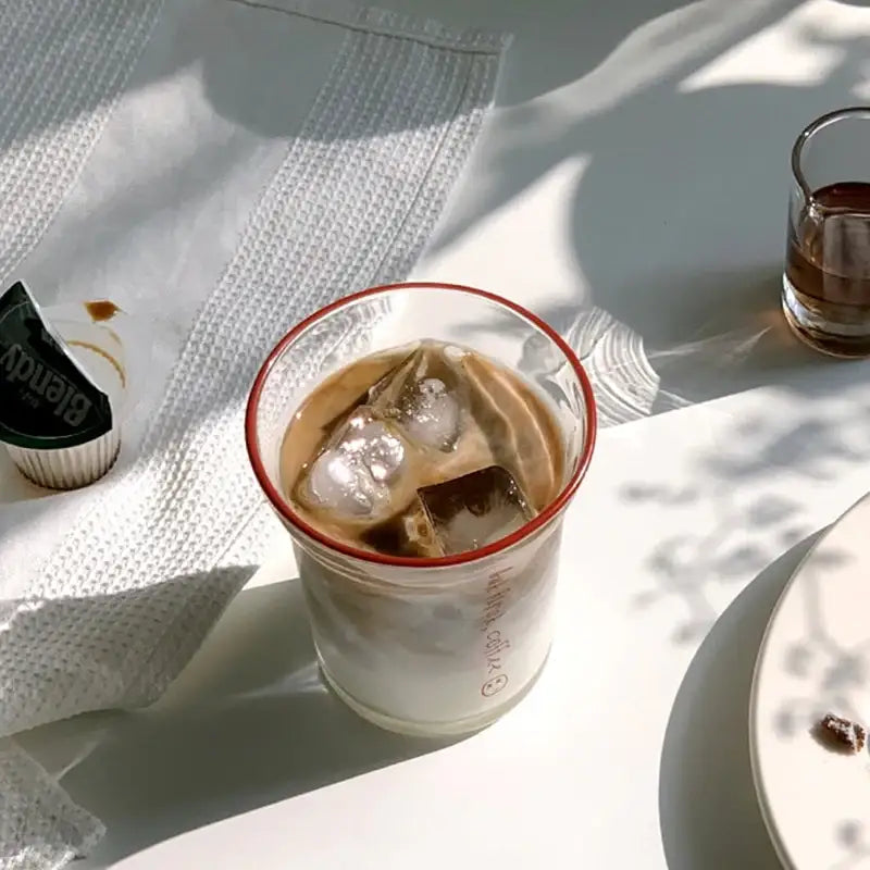 Like A Cafe - but first, coffee! Flat White Glass - Like A Cafe - Home & Living - Harumio
