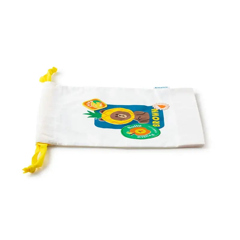 Line Friends - Brown Sally Fruity String Pouch - Line Friends - Pouch - Harumio