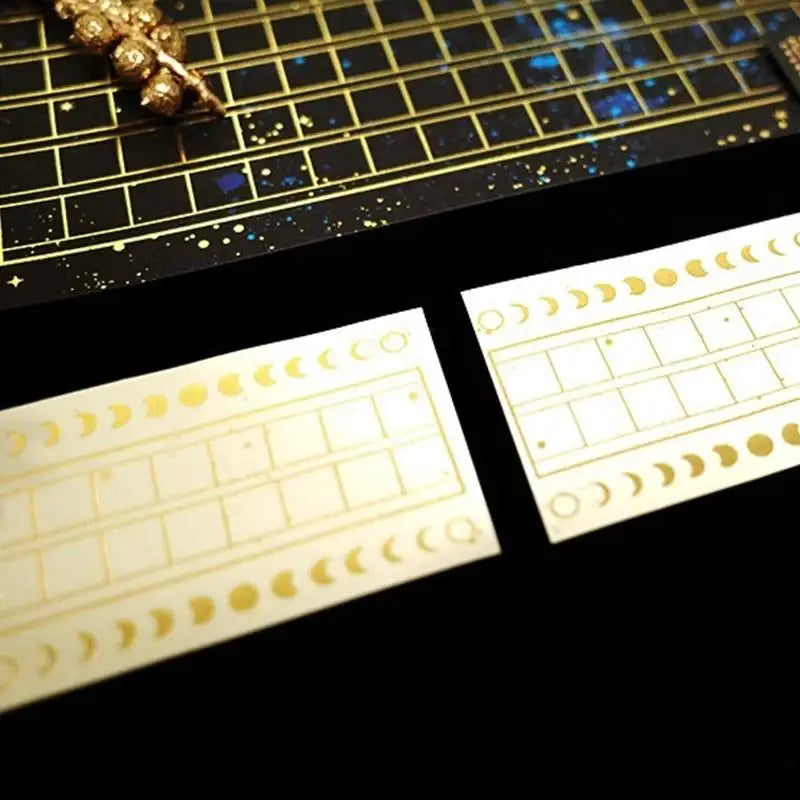 Libet - A5 Gold Leaf Moon Manuscript Set - Libet - Stationary - Harumio