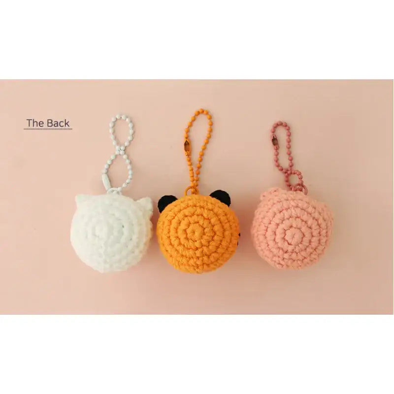 Ikmyeong - Animal Face Hand-Knitted Keyring V.2 - Ikmyeong Shop - Keyrings - Harumio