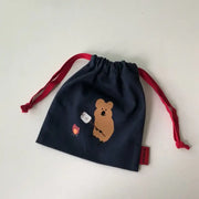 Dinotaeng - S`MORE & Blueberry BOBO String Pouch - Dinotaeng - Accessories, Pouch - Harumio