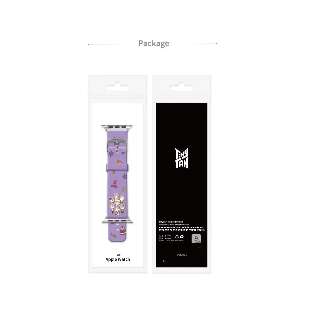 BTS - TinyTAN Purple Holidays Apple Watch Strap - BTS - Accessories - Harumio