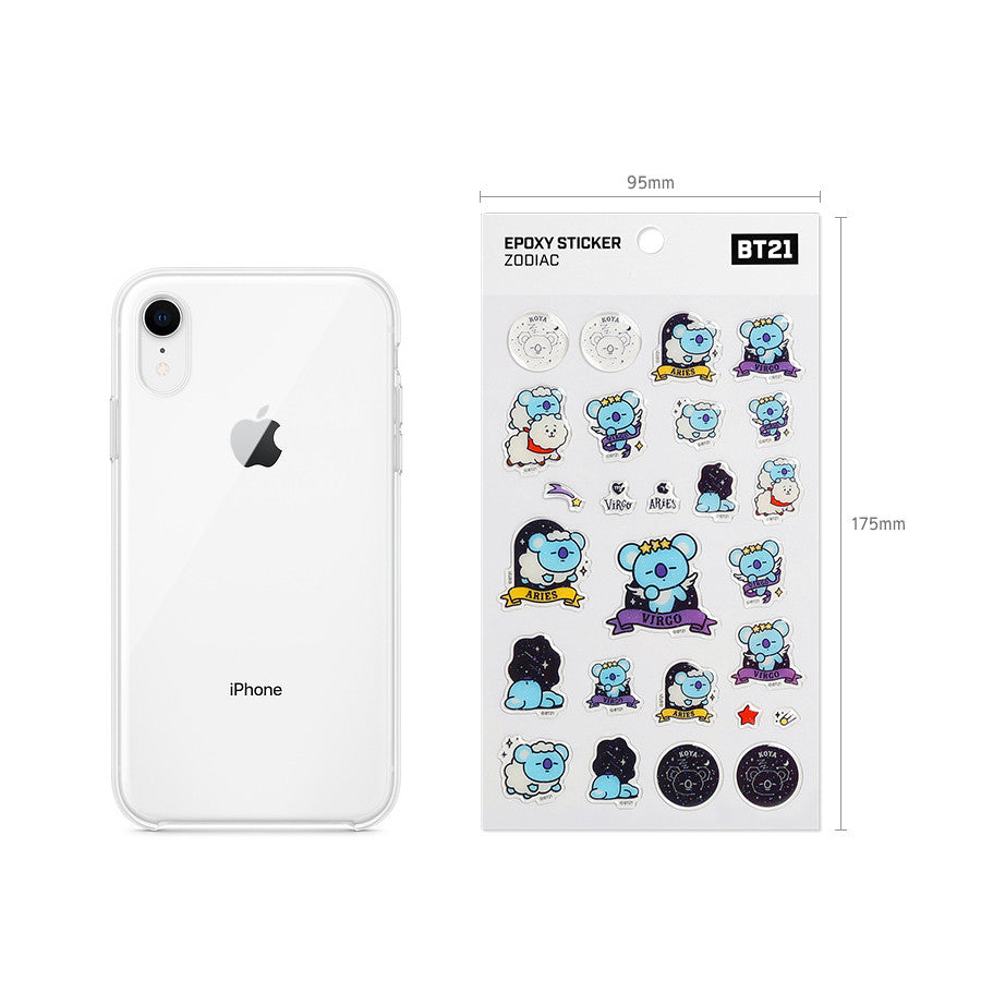 BT21 x Monopoly - Universtar Epoxy Sticker  - Zodiac