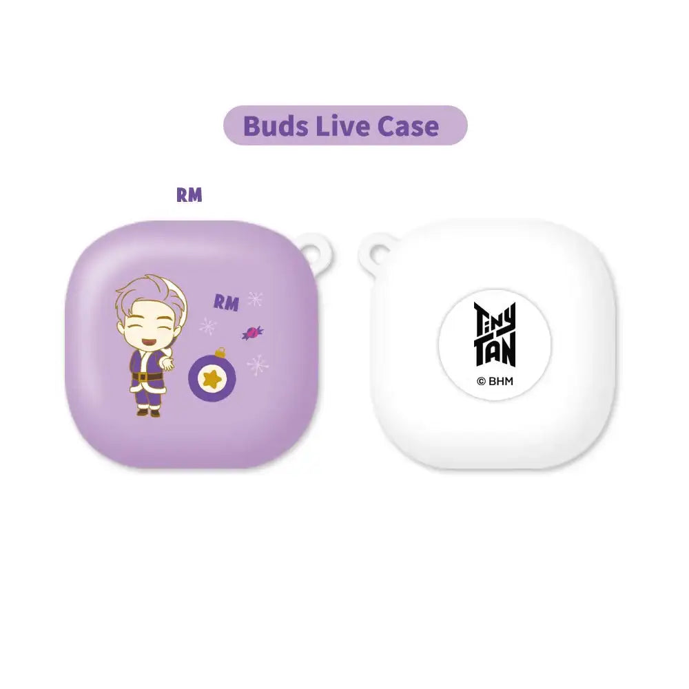 BTS - TinyTAN Purple Holidays Galaxy Buds Live Case - BTS - Accessories - Harumio