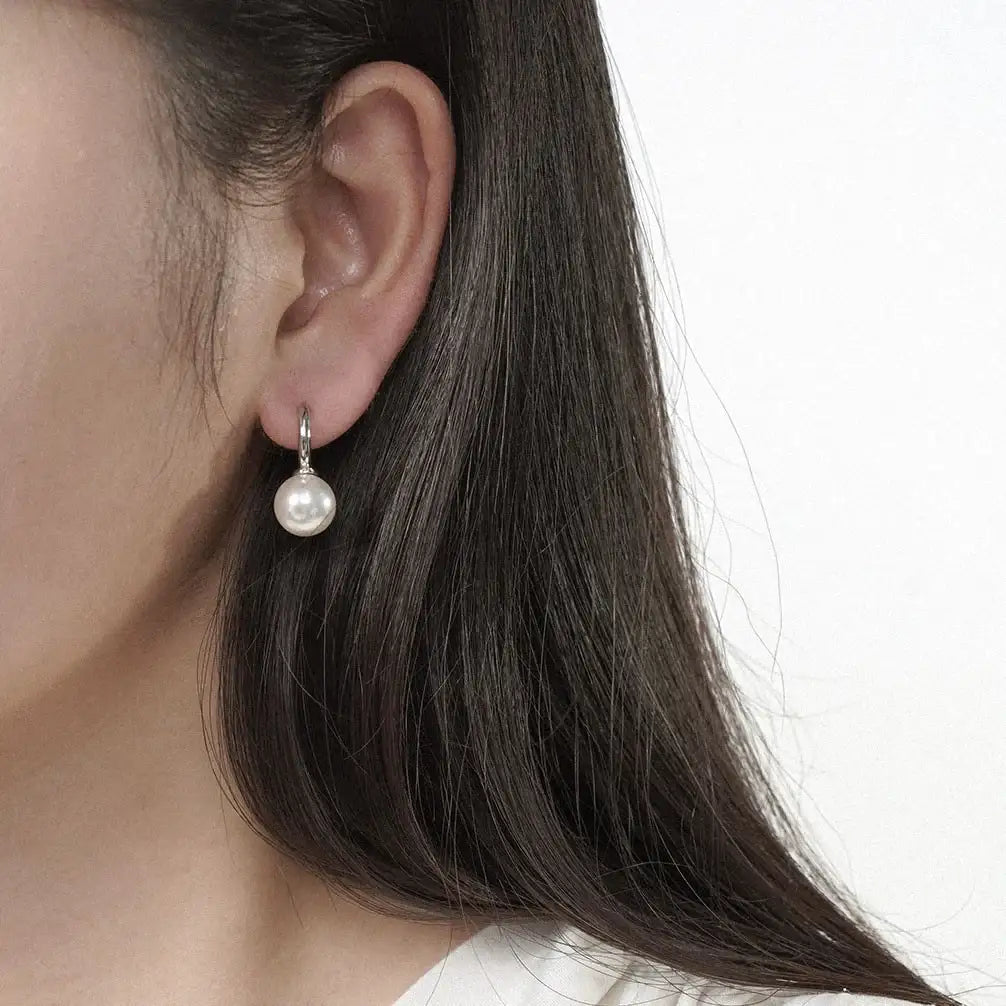 OST - Volume Swarovski Pearl One-Touch Earrings - OST - Jewelry - Harumio