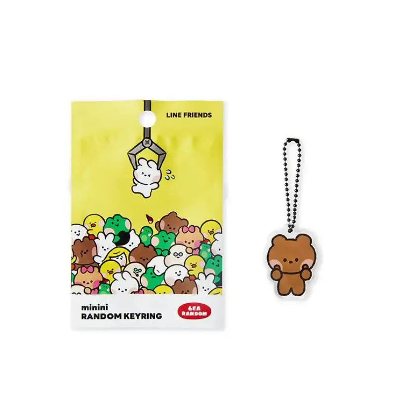 Line Friends - Minini Acrylic Keyring - Random - Line Friends - Keyring - Harumio