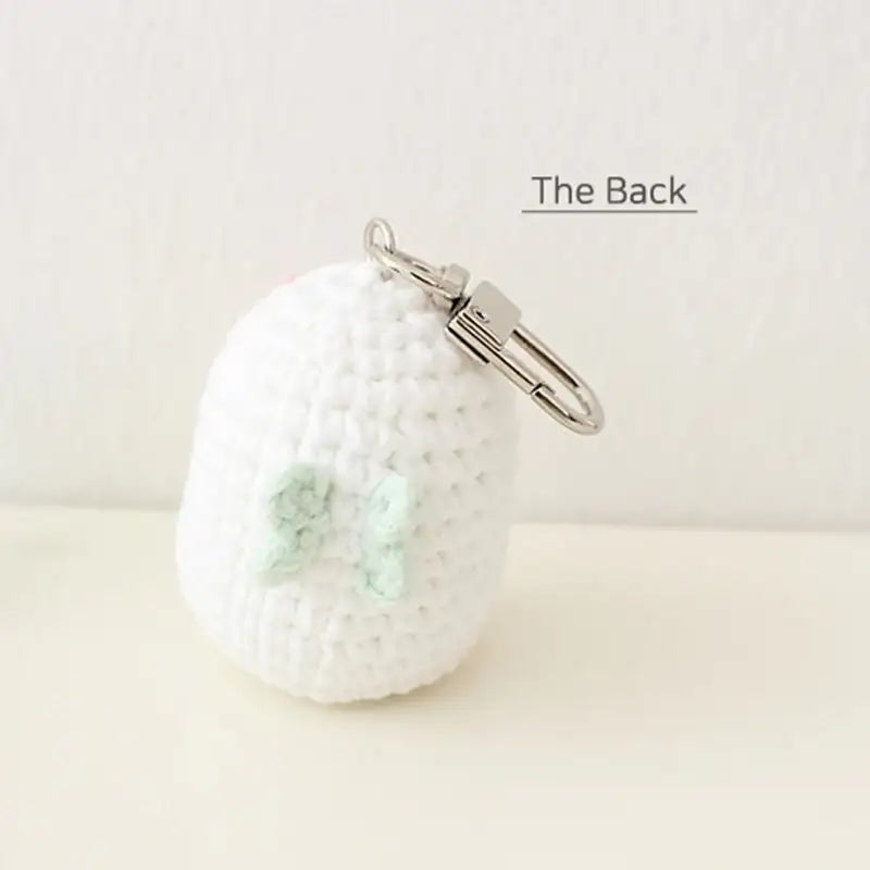 Ikmyeong - Angel Heart Hand-Knitted Personalized Bag Ring - Ikmyeong Shop - Keyrings - Harumio