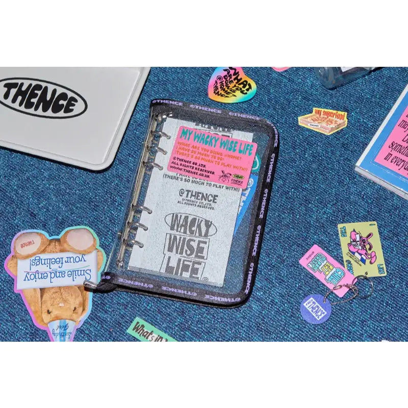THENCE - PVC Sewing Lettering Pouch Diary - THENCE - Stationary - Harumio