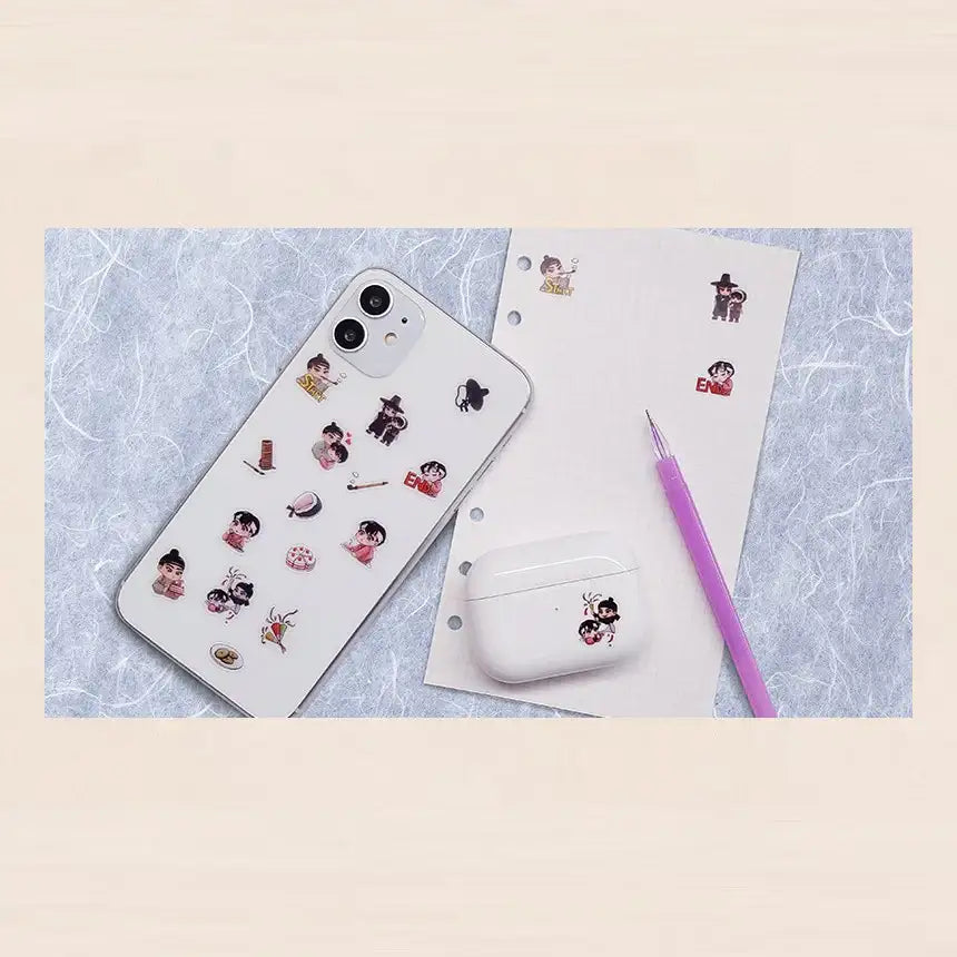 Painter of the Night - Clear Sticker - Lezhin - Stickers - Harumio