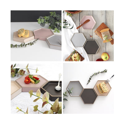 Kim Sunghun - Ceramic Mini Hexagonal Box Plate S