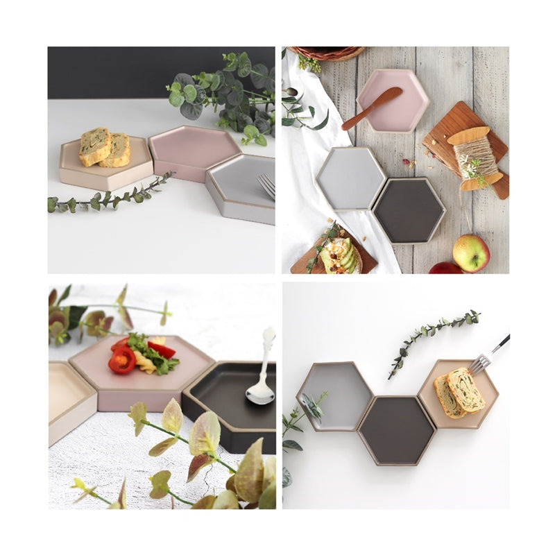 Kim Sunghun - Ceramic Mini Hexagonal Box Plate S