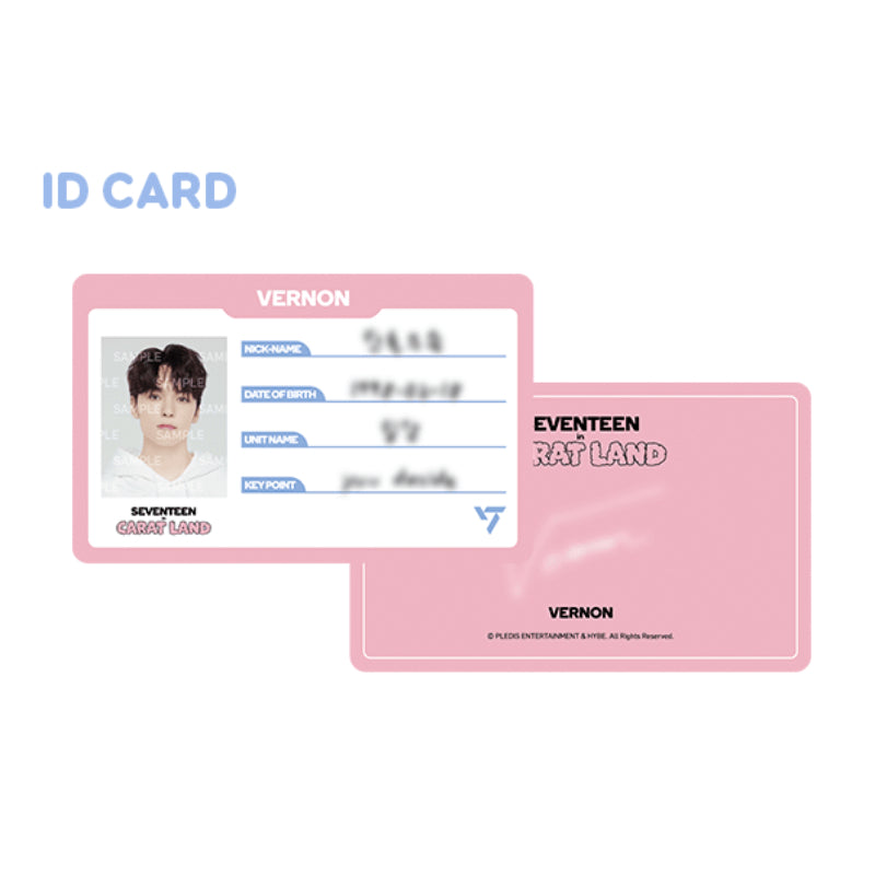 SEVENTEEN - 2023 CARAT LAND - ID Card Holder Set