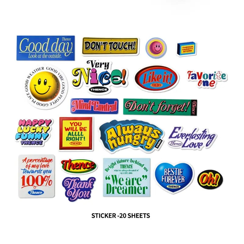 THENCE - Message Sticker Pack Ver.1 - THENCE - Accessories, Stationery - Harumio