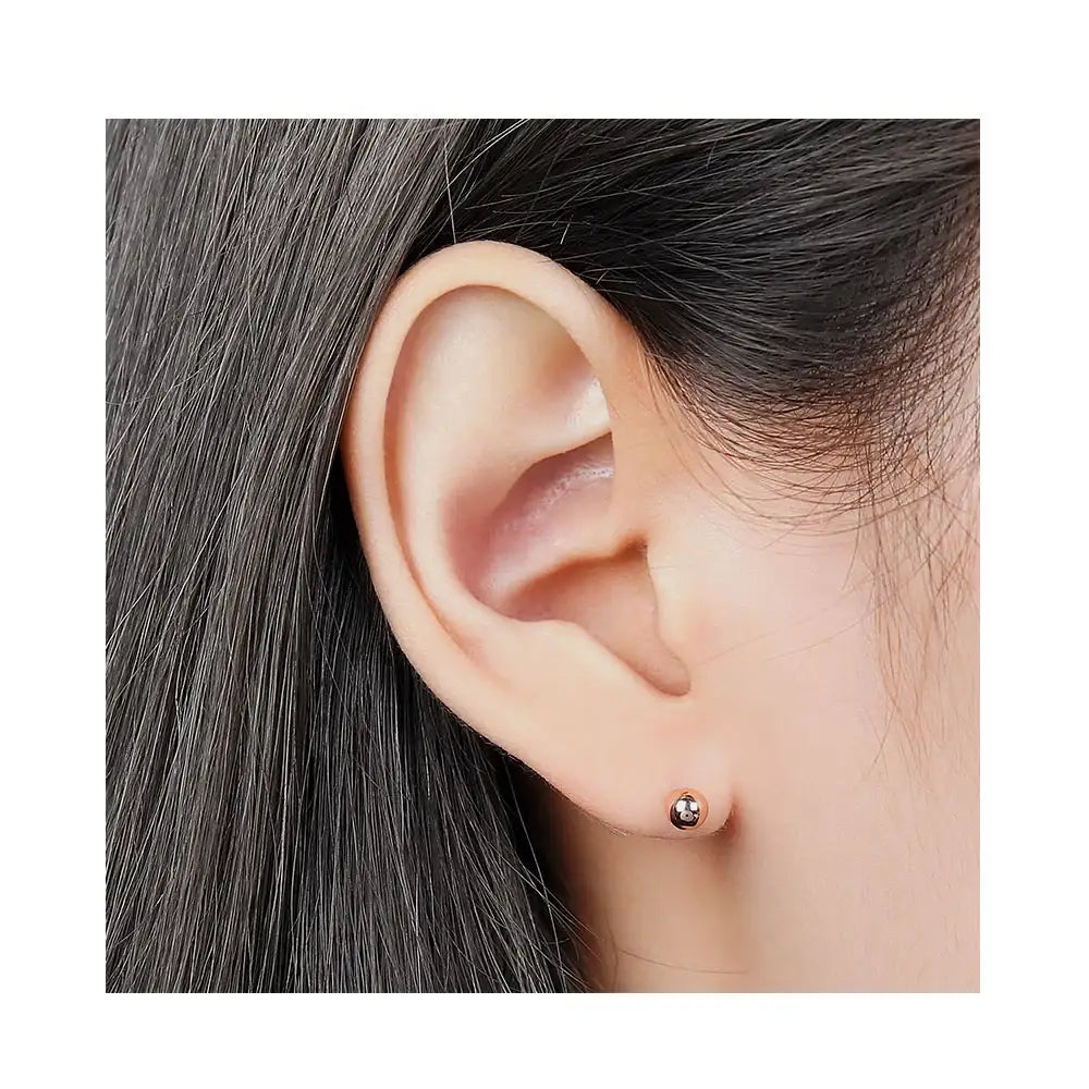 CLUE - 4mm Ball 10K/14K Gold Ear Pierce - CLUE - Jewelry - Harumio