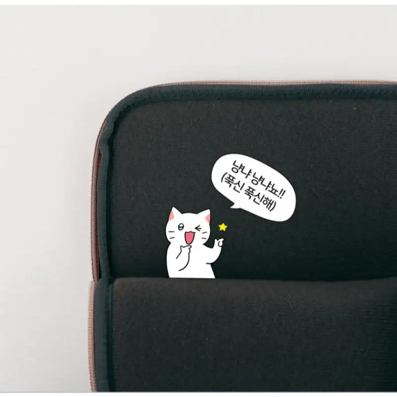 Meow Man - Tablet Pouch - Webtoon Friends - Tablet Pouch - Harumio
