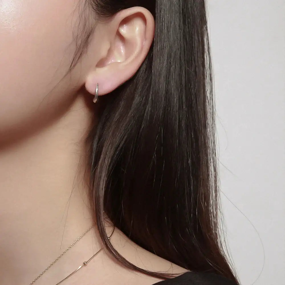 OST - Soft Cuff Silver Earrings - OST - Jewelry - Harumio