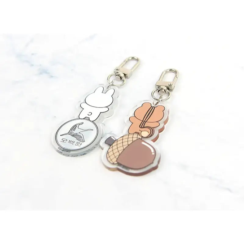 500 Won Rabbit - Keyring - Webtoon Shop - Keyrings - Harumio