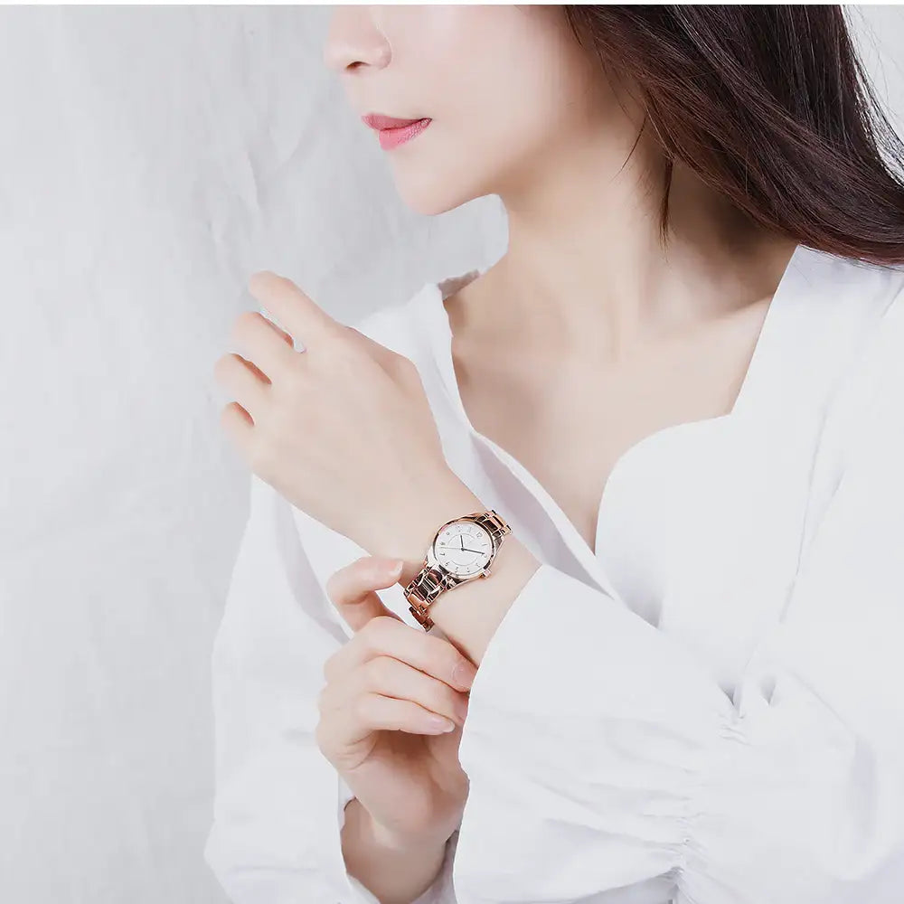 CLUE - Simply Rose Gold Metal Watch - CLUE - Watches - Harumio