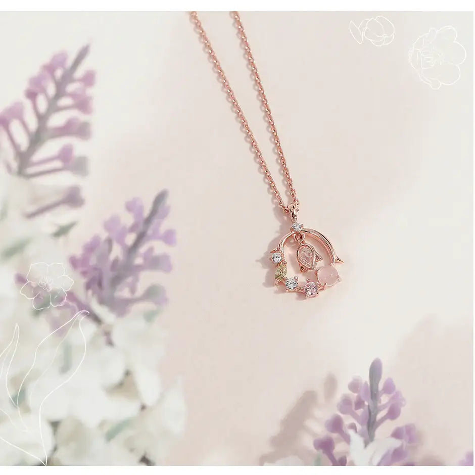 CLUE - Lily of the Valley Silver Necklace - CLUE - Jewelry - Harumio